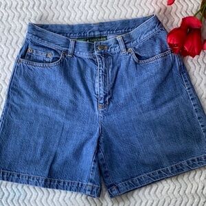 Vintage Ralph Lauren Classic Blue Jean Shorts